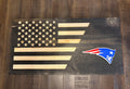 New England Patriots 3D Rustic Wooden Flag