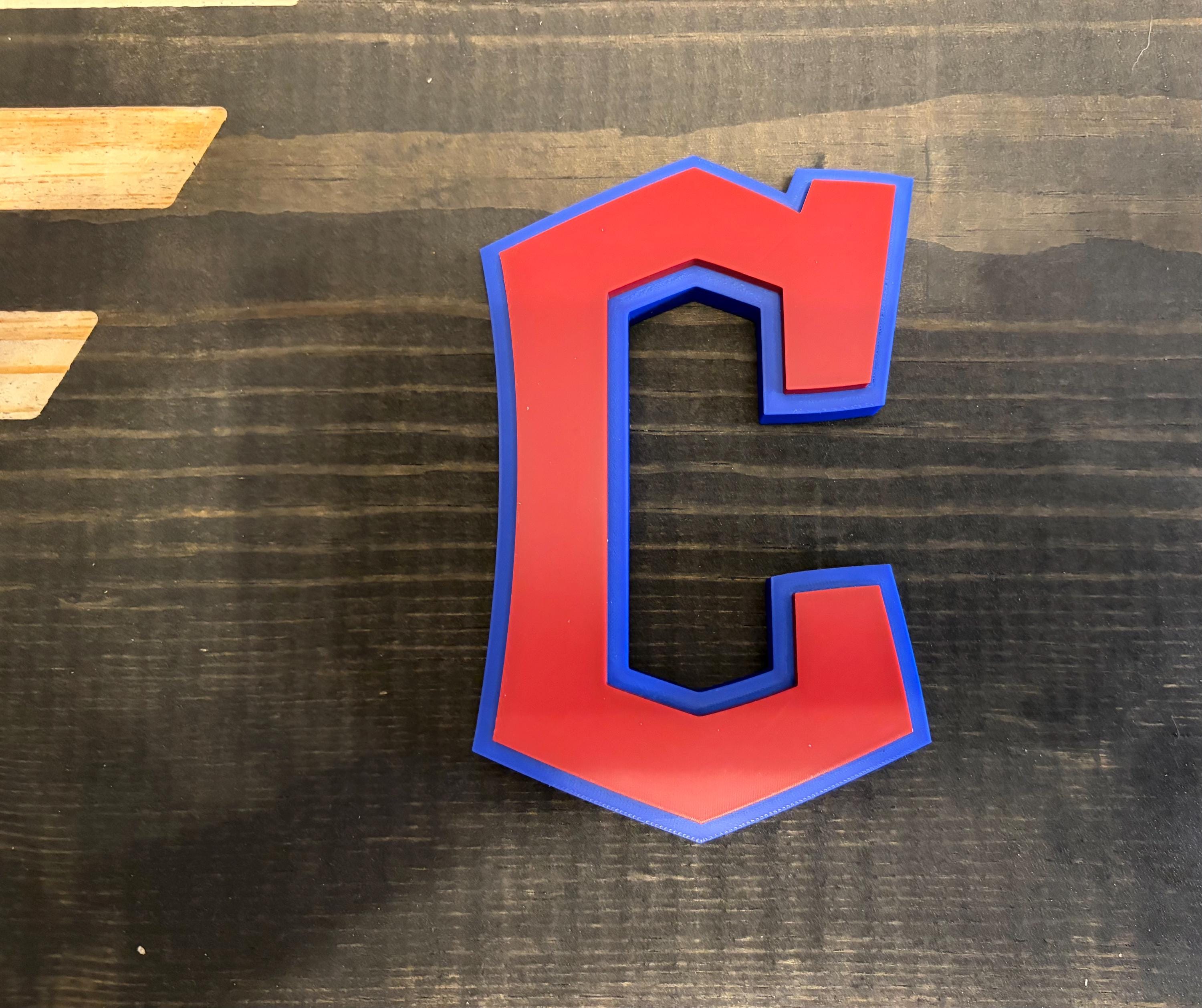 Cleveland Guardians 3D Rustic Wooden Flag