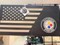 Rustic Pittsburgh Steelers Wooden 3D Flag
