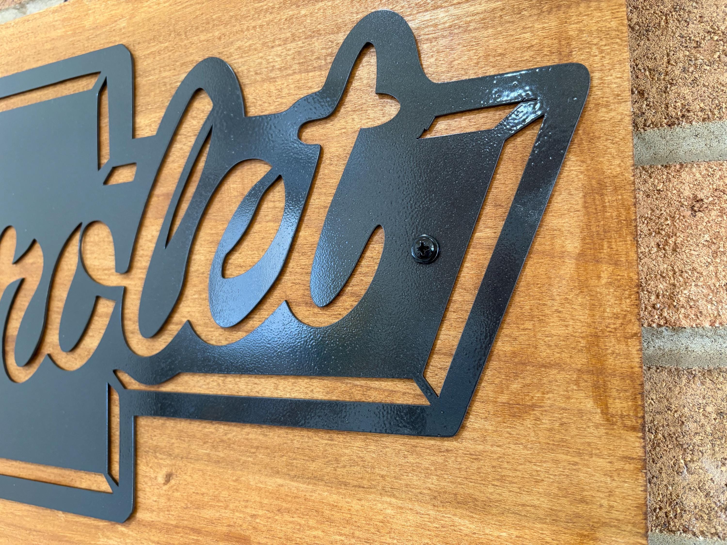 Forged Steel Chevrolet Sign