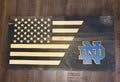 Notre Dame 3D Rustic Wooden Flag