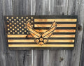 US Air Force Wooden Flag