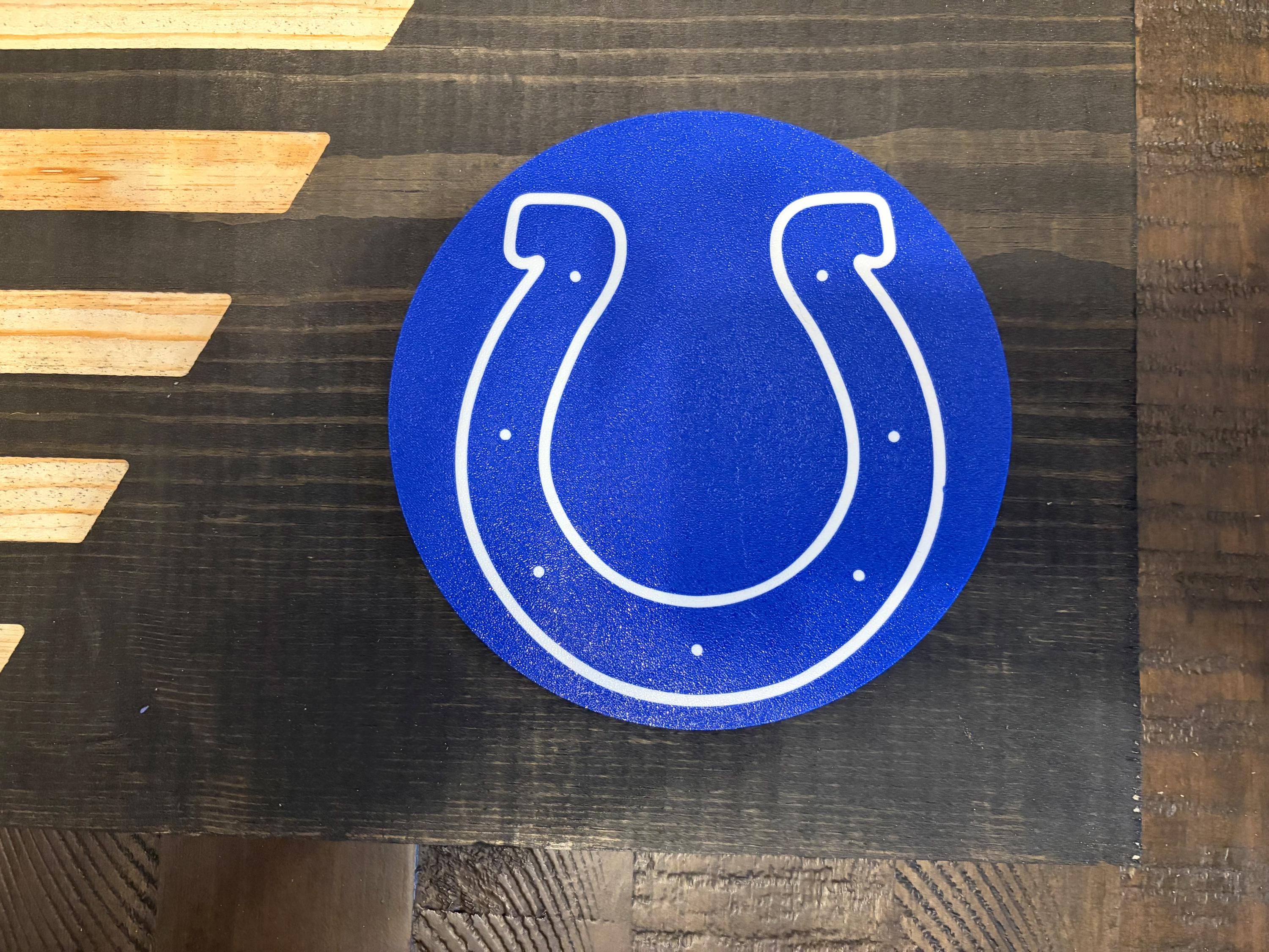 Indianapolis Colts 3D Rustic Wooden Flag