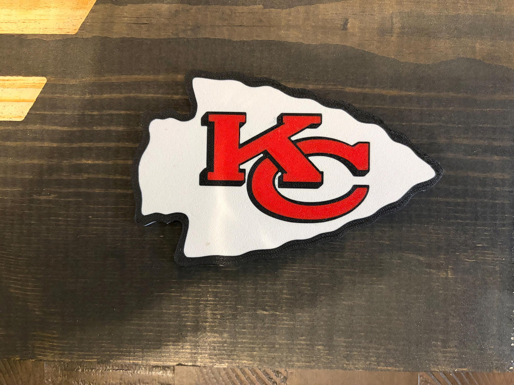 Kansas City Chiefs 3D Rustic Wooden Flag