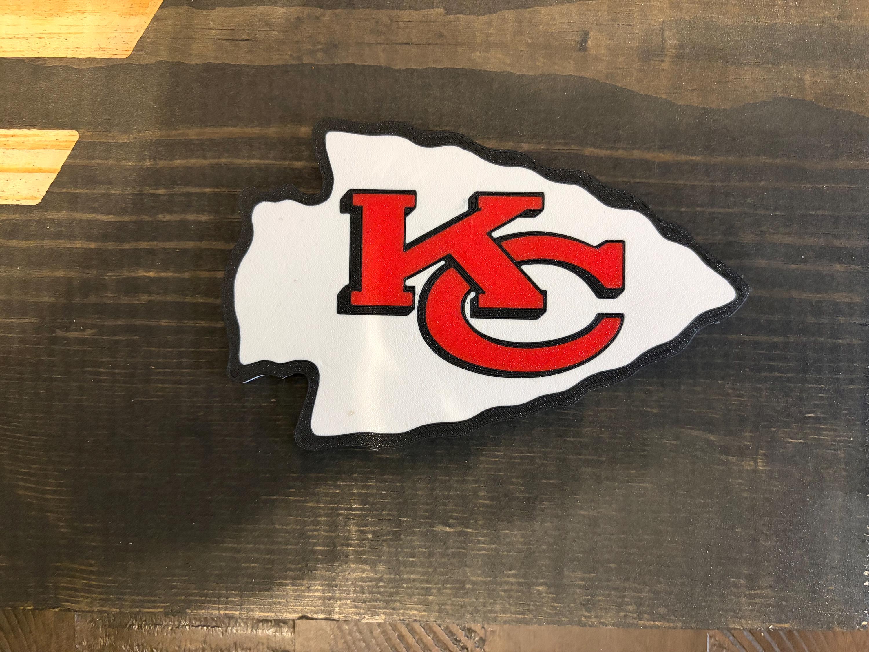 Kansas City Chiefs 3D Rustic Wooden Flag