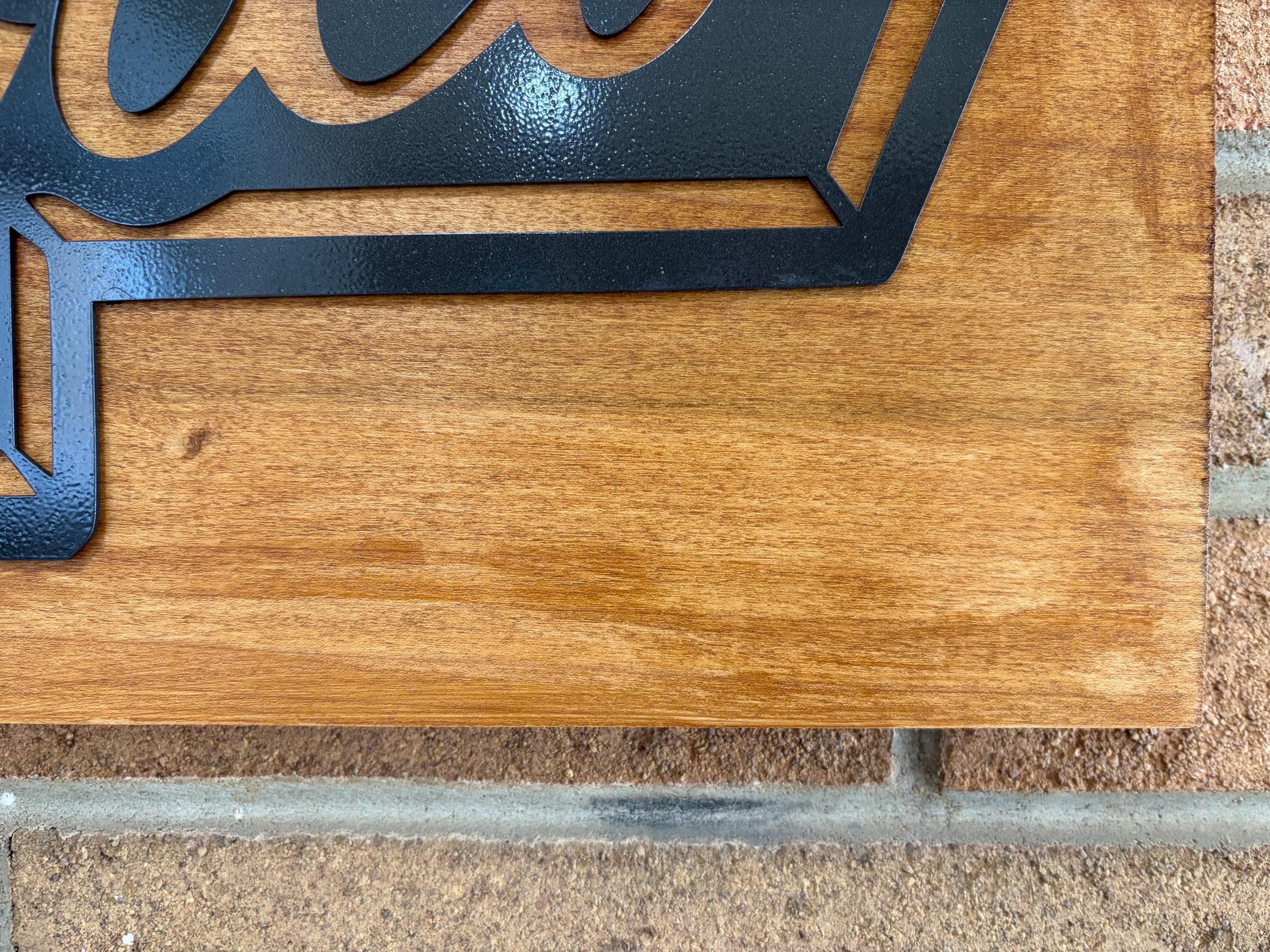 Forged Steel Chevrolet Sign