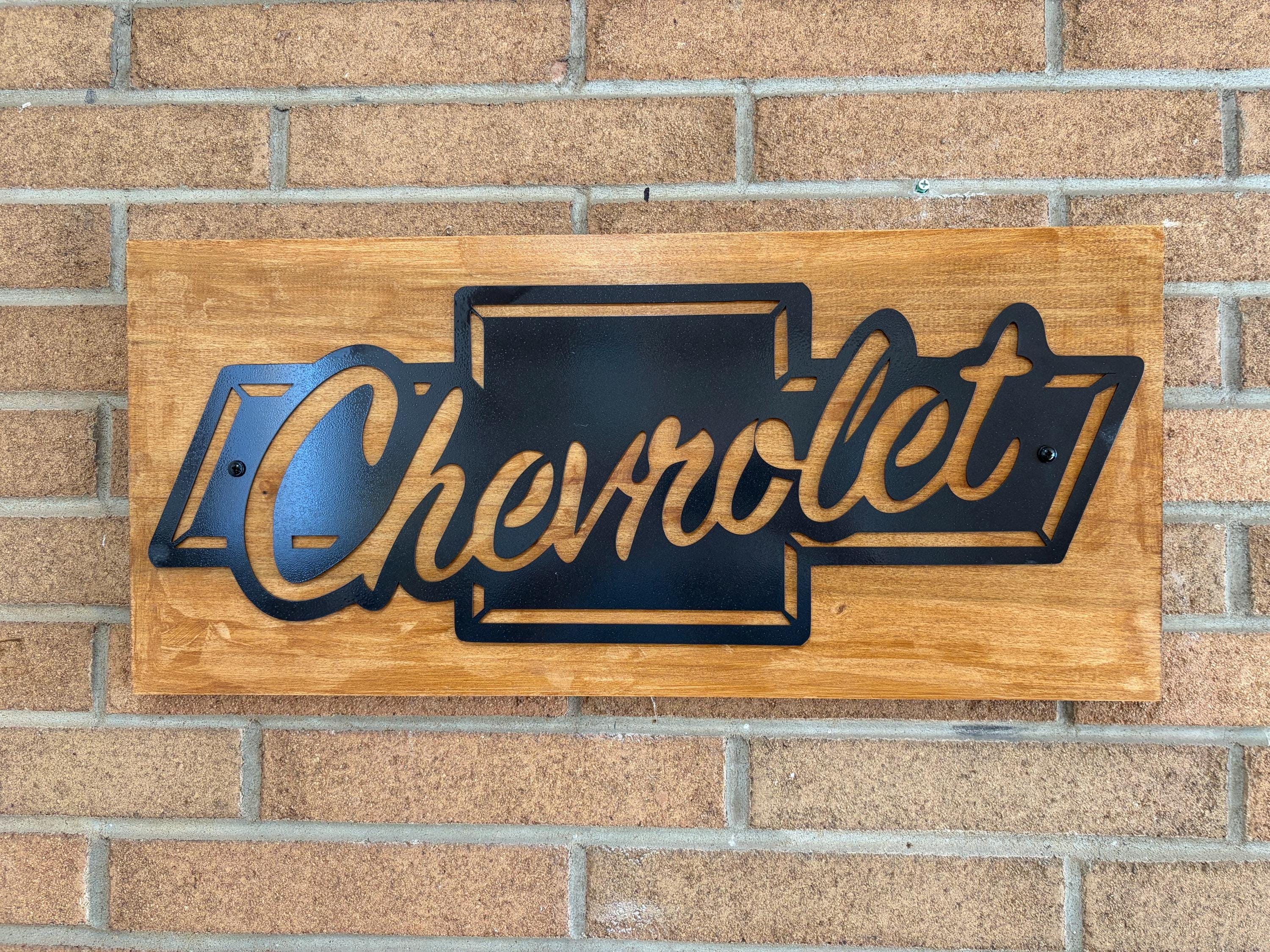 Forged Steel Chevrolet Sign
